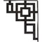 Ekena Millwork Eris Wrought Iron Bracket, (Single center brace), Antiqued Silver 1 1/2"W x 12"D x 15"H BKTM01X12X15SERASV - alternate 2